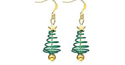 Wholesale Christmas Santa Elk Earrings